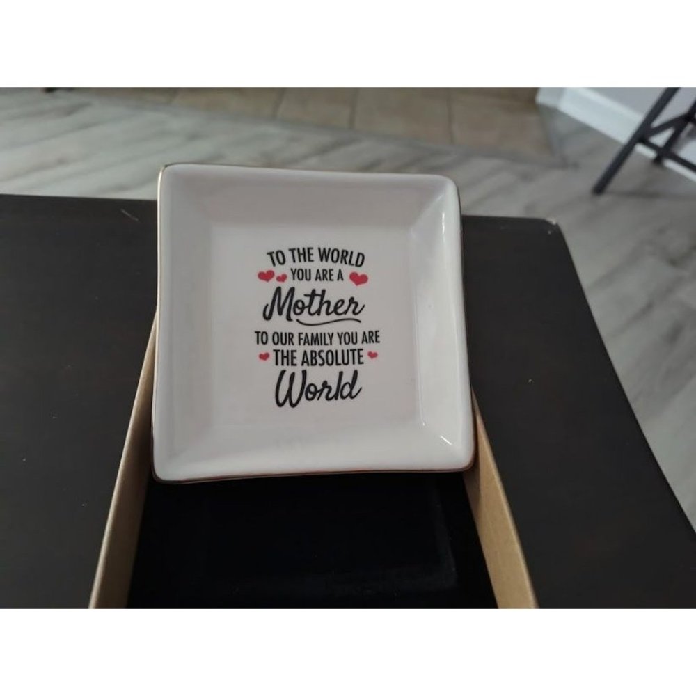 Jewelry Organizer Trinket Tray gift for MoM